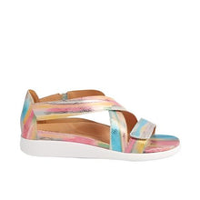 Load image into Gallery viewer, Ziera Issy Multi Dot Leather Adjustable Leather Sandal