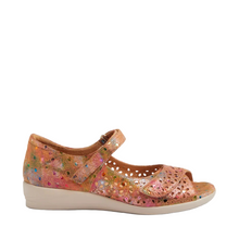 Load image into Gallery viewer, Ziera Daffodil Tan Dot Adjustable Shoe