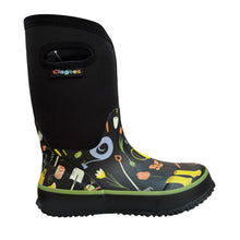 Load image into Gallery viewer, Clogees Mudboot Black Garden Work Boot