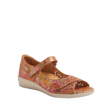 Load image into Gallery viewer, Ziera Daffodil Tan Dot Adjustable Shoe