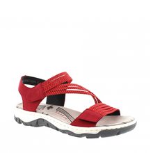 Load image into Gallery viewer, Rieker 68871-33 Red Adjustable Sneaker