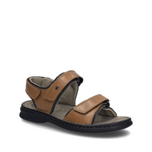 Load image into Gallery viewer, Josef Seibel Rafe Cognac Adjustable Sandal