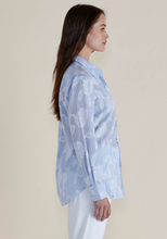 Load image into Gallery viewer, Betty Basics Lace Stripe Shirt