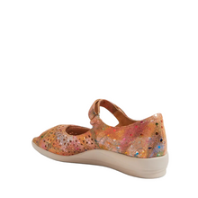 Load image into Gallery viewer, Ziera Daffodil Tan Dot Adjustable Shoe