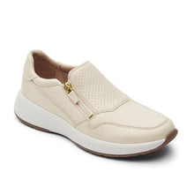 Load image into Gallery viewer, Rockport Trustride Side Zip Vanilla Leather Womens Shoes