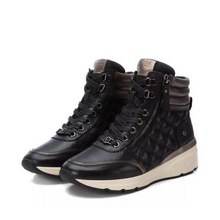 Load image into Gallery viewer, Carmela 161821 B.N. Size Zip High Sneakers Piel Black