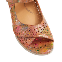 Load image into Gallery viewer, Ziera Daffodil Tan Dot Adjustable Shoe