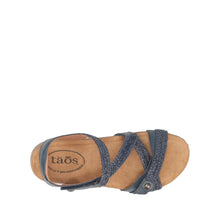 Load image into Gallery viewer, Taos Trulie Navy Adjustable Sandal