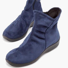 Load image into Gallery viewer, Arcopedico L19 Dd Denum Suede Navy Ankle Boot