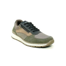 Load image into Gallery viewer, Rieker B9015-90 Moor Mens Shoes Side Zip Sneaker