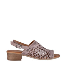 Load image into Gallery viewer, Cabello Alaca Taupe Heeled Adjustable Sandal