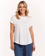 Load image into Gallery viewer, Betty Basics Cuff Tee White