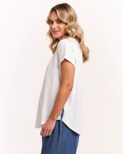 Load image into Gallery viewer, Betty Basics Cuff Tee White