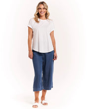 Load image into Gallery viewer, Betty Basics Cuff Tee White