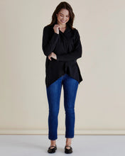 Load image into Gallery viewer, Betty Basics Maeve Bamboo Cardigan Black