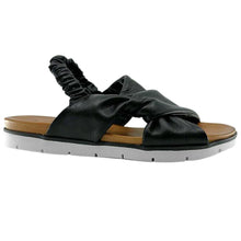 Load image into Gallery viewer, Cabello Yara Black Adjustable Sandal