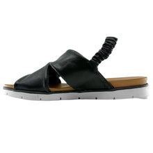 Load image into Gallery viewer, Cabello Yara Black Adjustable Sandal