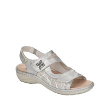 Load image into Gallery viewer, Remonte D7647-40 Ice Grey Combo Womens Shoes Adjustable Sandal
