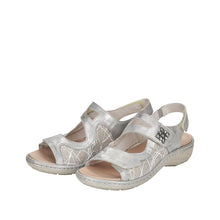 Load image into Gallery viewer, Remonte D7647-40 Ice Grey Combo Womens Shoes Adjustable Sandal