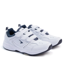 Load image into Gallery viewer, Sfida Defy Senior White/navy Velcro