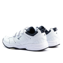 Load image into Gallery viewer, Sfida Defy Senior White/navy Velcro