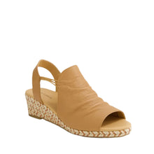 Load image into Gallery viewer, Diana Ferrari Hlensia Light Tan-multi Leather Wedge Sandal