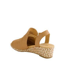 Load image into Gallery viewer, Diana Ferrari Hlensia Light Tan-multi Leather Wedge Sandal