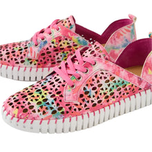 Load image into Gallery viewer, Django and Juliette Haifa Bright Mix Lace Up Shoe