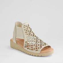 Load image into Gallery viewer, Django And Juliette Montaen-dj Almond Adjustable Flat Sandal
