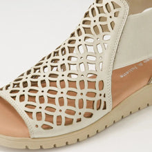 Load image into Gallery viewer, Django And Juliette Montaen-dj Almond Adjustable Flat Sandal