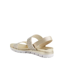 Load image into Gallery viewer, Django and Juliette Lellies Gold - Pale Gold Adjustable Sandal