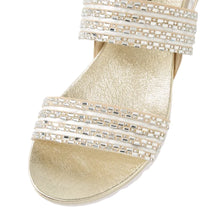 Load image into Gallery viewer, Django and Juliette Lellies Gold - Pale Gold Adjustable Sandal
