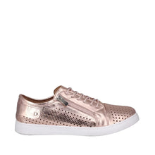 Load image into Gallery viewer, Cabello Eg17p Rose Gold Womens Shoes Side Zip Sneaker