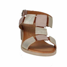 Load image into Gallery viewer, Cabello Eudora Dark Stone Heeled Adjustable Sandal