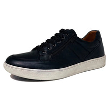 Load image into Gallery viewer, Cabello Finn Black Side Zip Sneaker