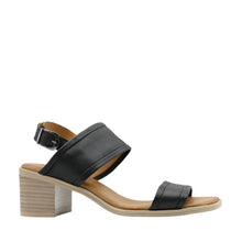 Load image into Gallery viewer, Sala Twiggy Black Adjustable Sandal