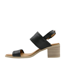 Load image into Gallery viewer, Sala Twiggy Black Adjustable Sandal