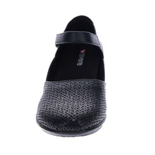 Load image into Gallery viewer, Revere Osaka Black Laser New W Wide Mary Jane Shoe