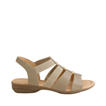 Load image into Gallery viewer, Supersoft-diana Ferrari Bennies Lt Taupe Gum Sole Leather Adjustable Sandal
