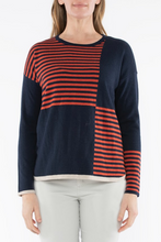 Load image into Gallery viewer, Jump Stripe Block Pullover