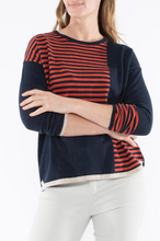 Load image into Gallery viewer, Jump Stripe Block Pullover