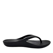 Load image into Gallery viewer, Archline Rebound Orthotic Thongs Black