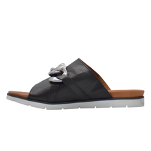 Load image into Gallery viewer, Cabello Cotton Black Slide