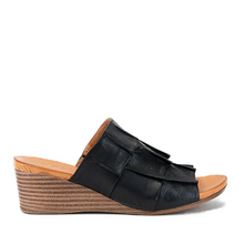 Load image into Gallery viewer, Cabello Alex 1273-90 Black Wedge Slide