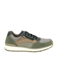 Load image into Gallery viewer, Rieker B9015-90 Moor Mens Shoes Side Zip Sneaker