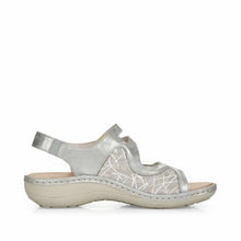 Load image into Gallery viewer, Remonte D7647-40 Ice Grey Combo Womens Shoes Adjustable Sandal