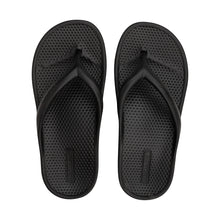 Load image into Gallery viewer, Archline Rebound Orthotic Thongs Black