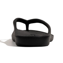 Load image into Gallery viewer, Archline Rebound Orthotic Thongs Black