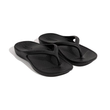 Load image into Gallery viewer, Archline Rebound Orthotic Thongs Black