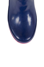 Load image into Gallery viewer, Thomas Cook Kids Horse Heart Gumboots Blue/pink High Boot